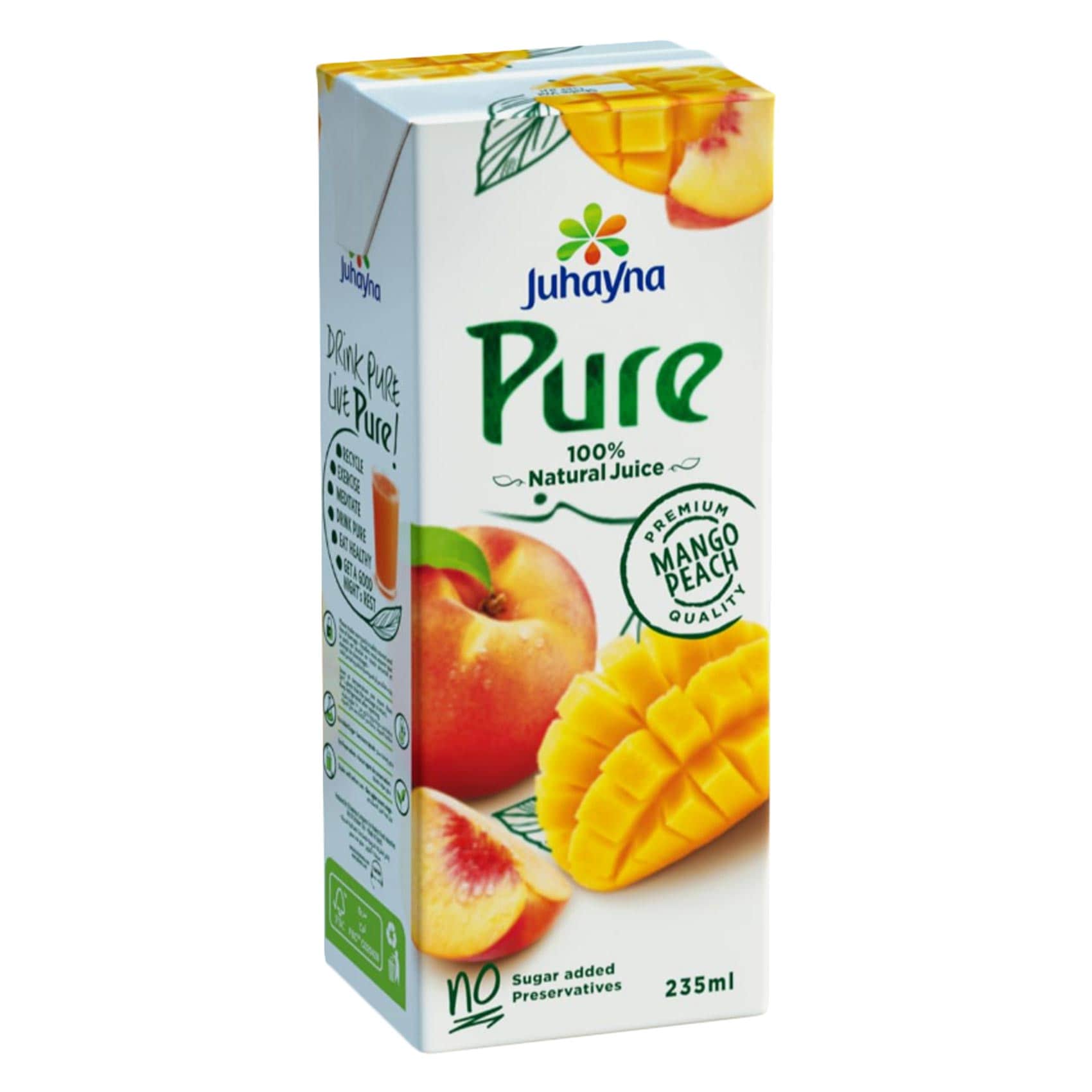 Juhayna Pure Mango Peach Juice 235ml