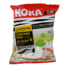 Koka Silk Gluten Free Instant Rice Fettuccine Chicken Pho Flavour 70g