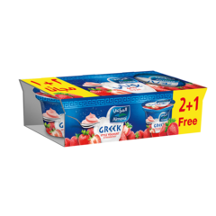 Almarai Greek Yoghurt Strawberry 2+1*150g