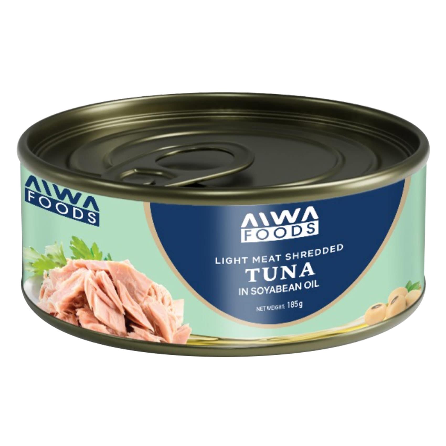 Aiwa Food Shredded Tuna in Soybean Oil 185g