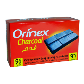 Orinex Charcoal Cube 96pc