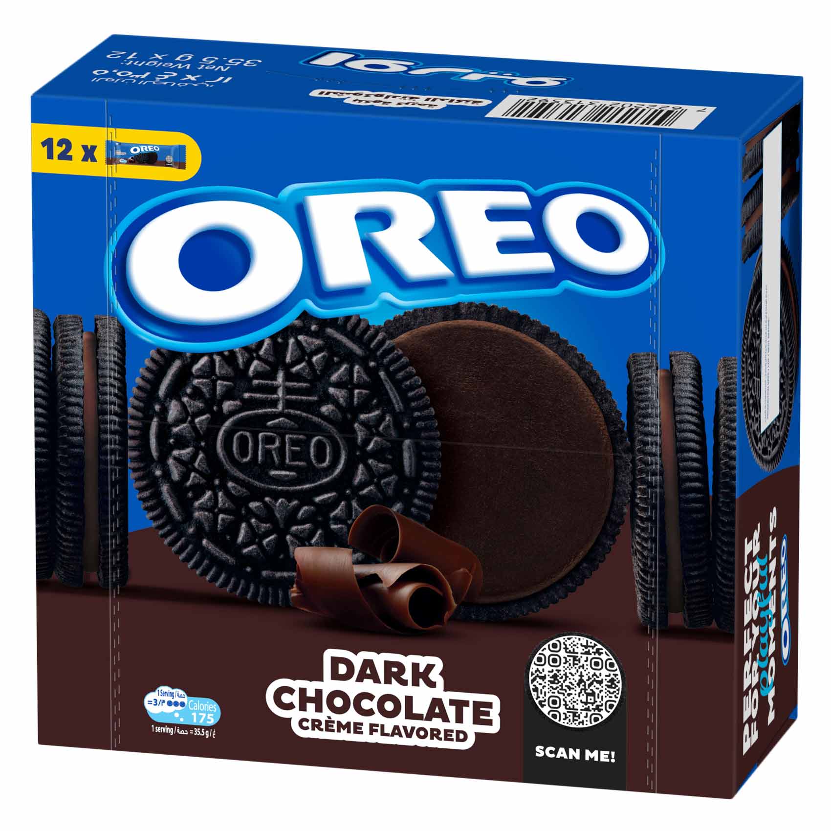 Oreo Cocoa Biscuit with Dark Chocolate Flavored Filling 12*35.5g