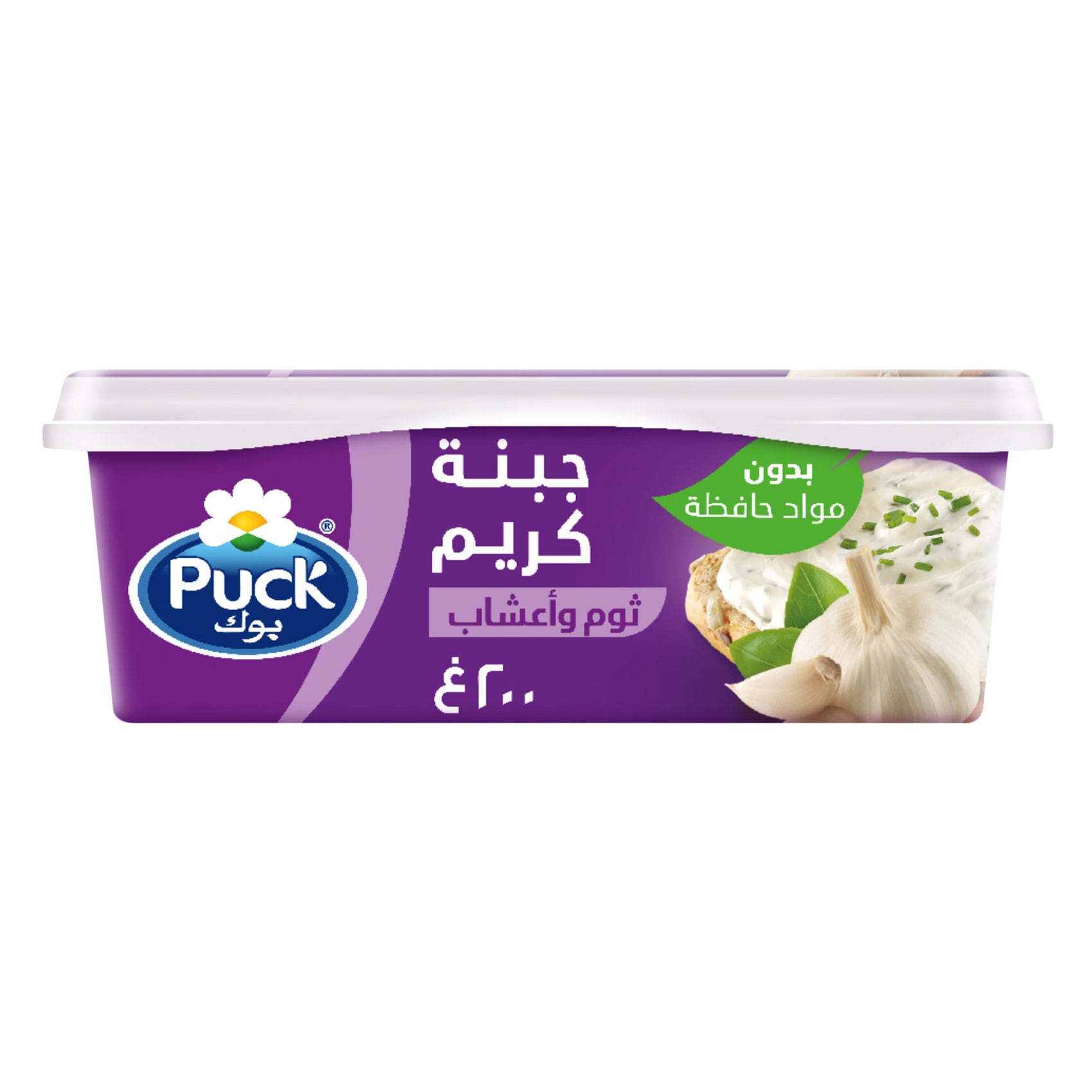 Puck Cream Cheese Spread with Grlic & Herbs 200g
