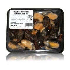 Delfin Cooked Half Shell Mussels Frozen 350g
