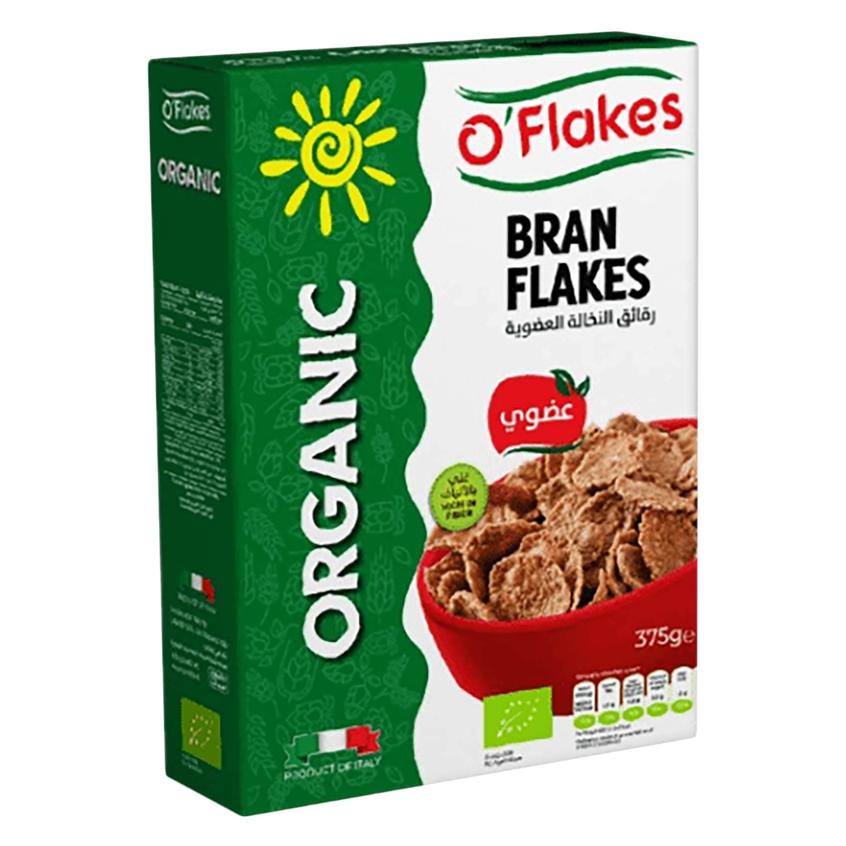 O'flakes Bran Flakes Organic 375g