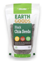 Earth Goods Organic Black Chia Seeds 340g