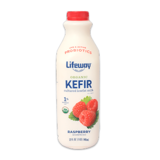 Organic Cultured Raspberry Low Fat Milk
