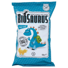 BioSaurus Corn Snack with Sea Salt 50g