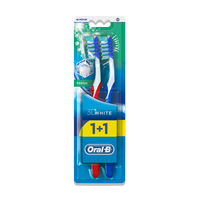 3D White Fresh Toothbrush Medium