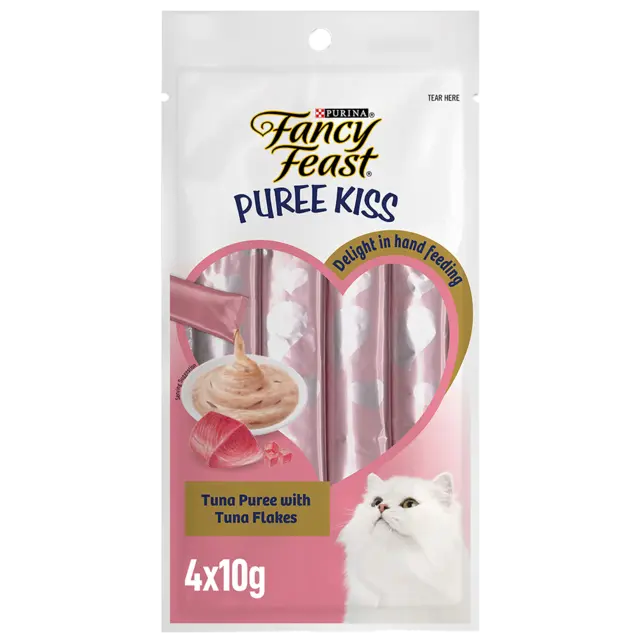 Fancy Feast Cat Food Tuna Puree With Tuna Flakes
