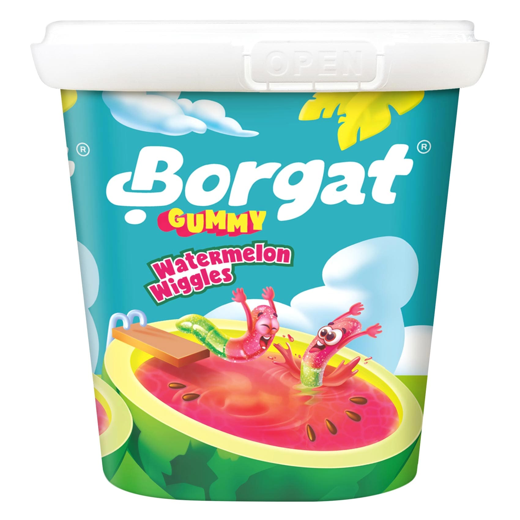 Borgat Gummy Watermelon Wiggles 160g