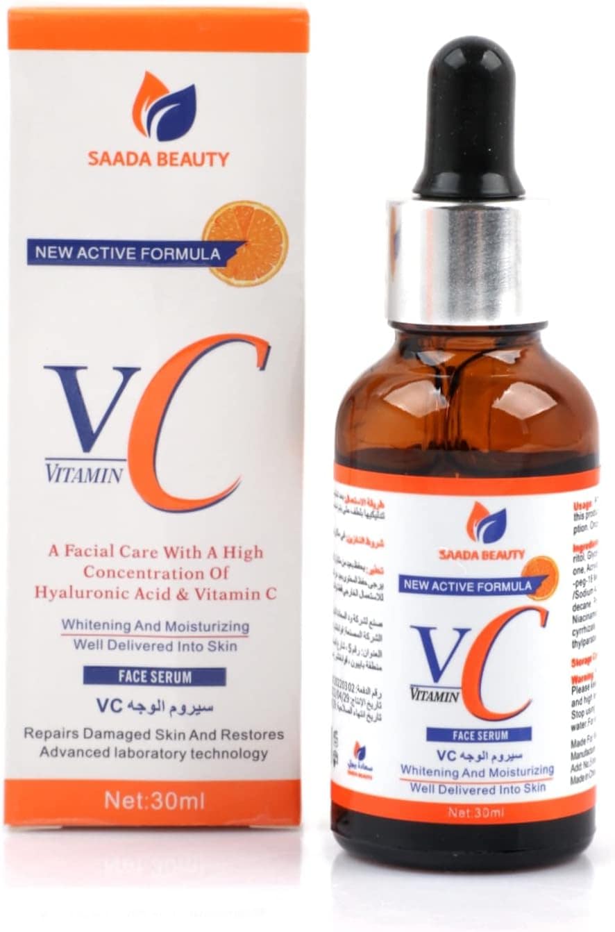 Saada Beauty Happy Beauty Vitamin C Serum For Face 1 Oz