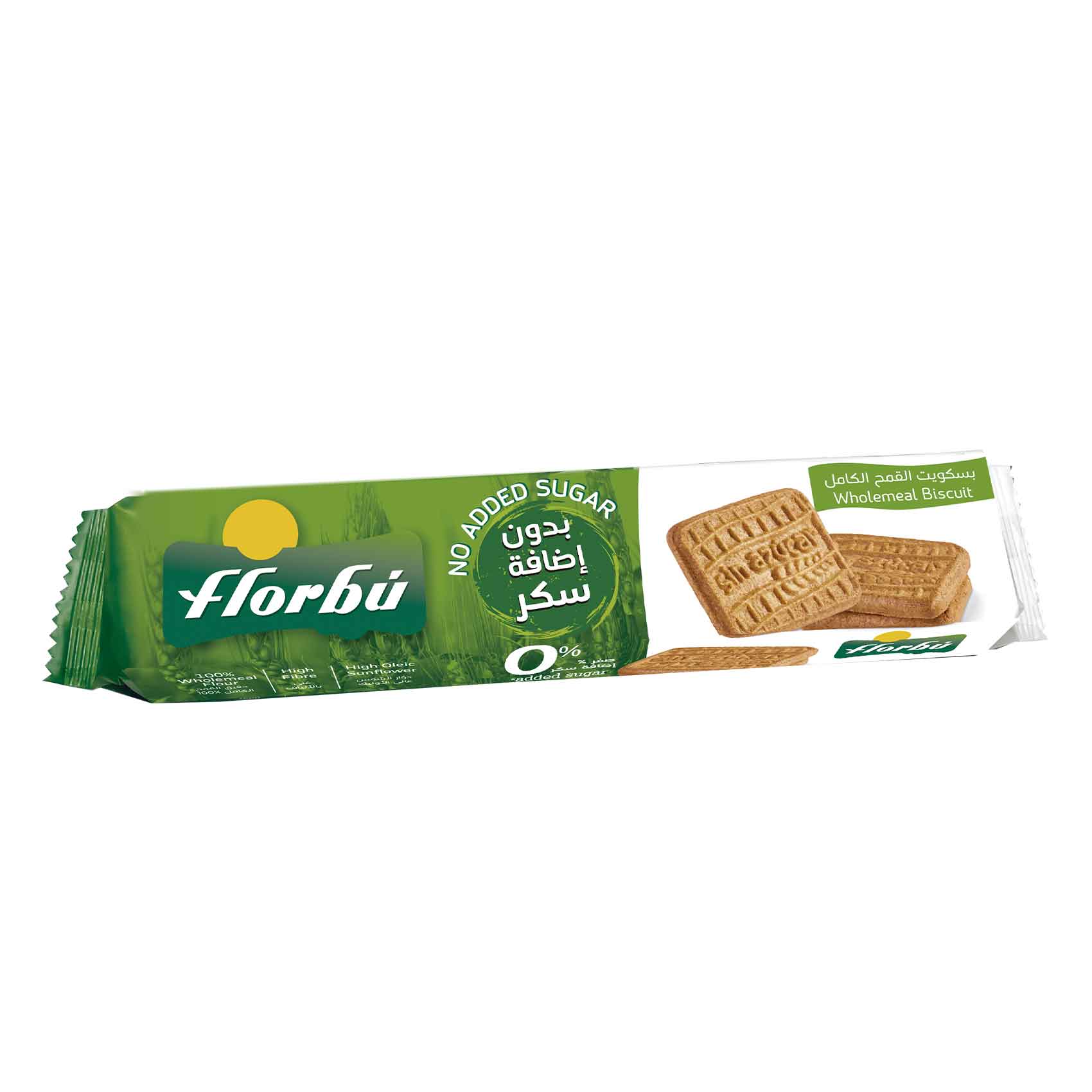 Florbu No Added Sugar Wholemeal Biscuit 150g