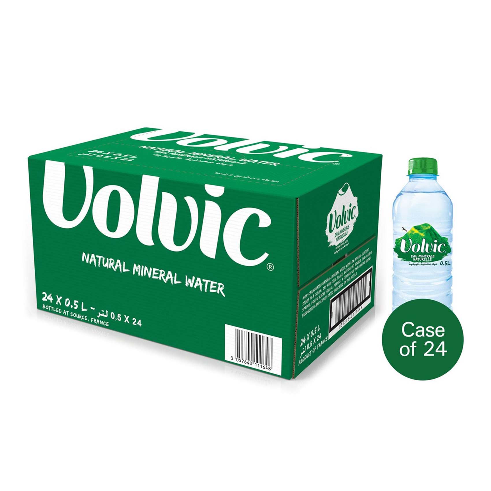 Volvic Natural Mineral Water 24*0.5L