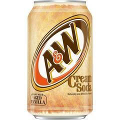 A&W Cream Soda Soft Drink 12oz