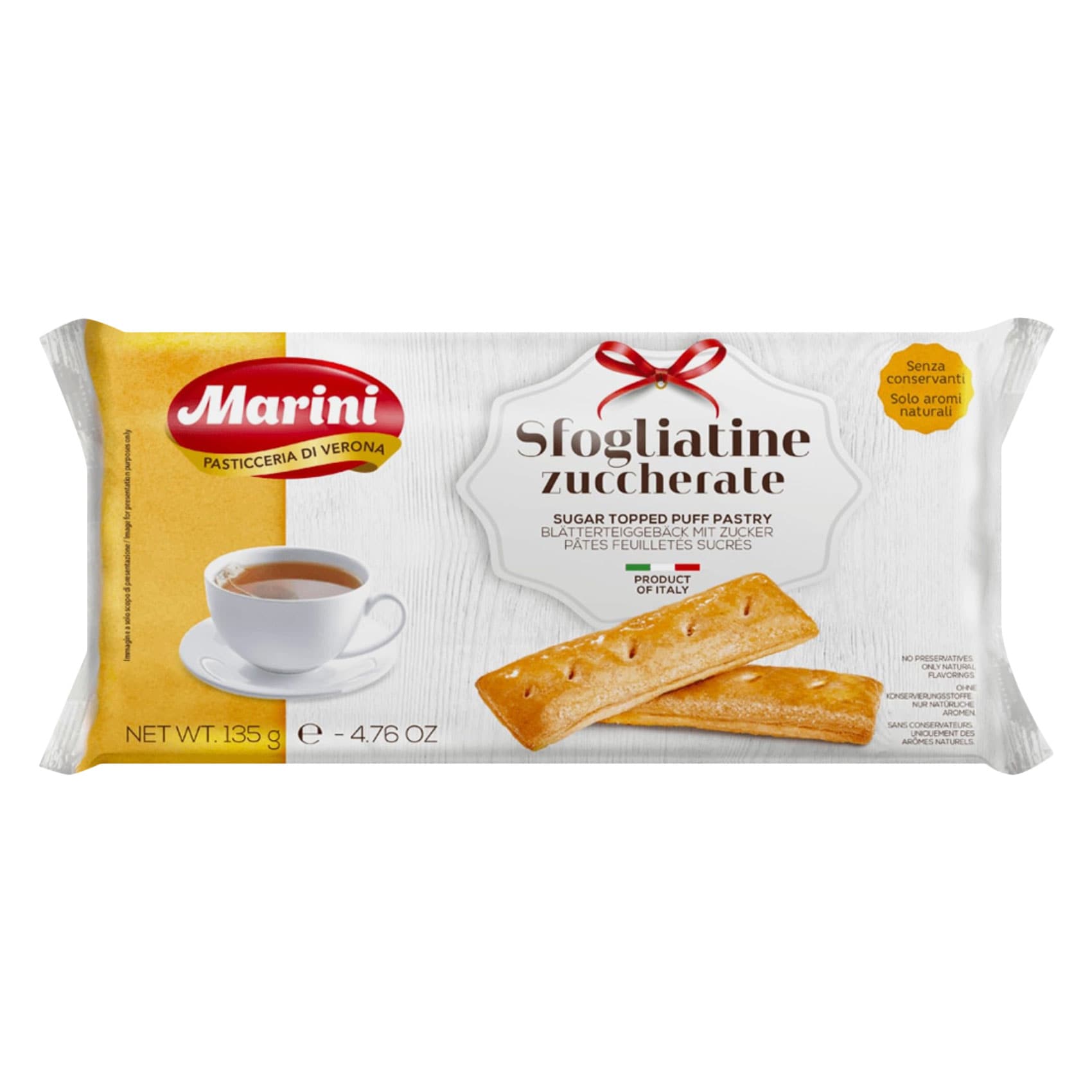 Marini Sfogliati Sugar Topped Puff Pastry 135g