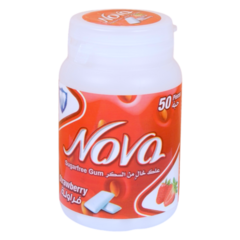 Nova Sugar-Free Strawberry Gum 50pcs 70g