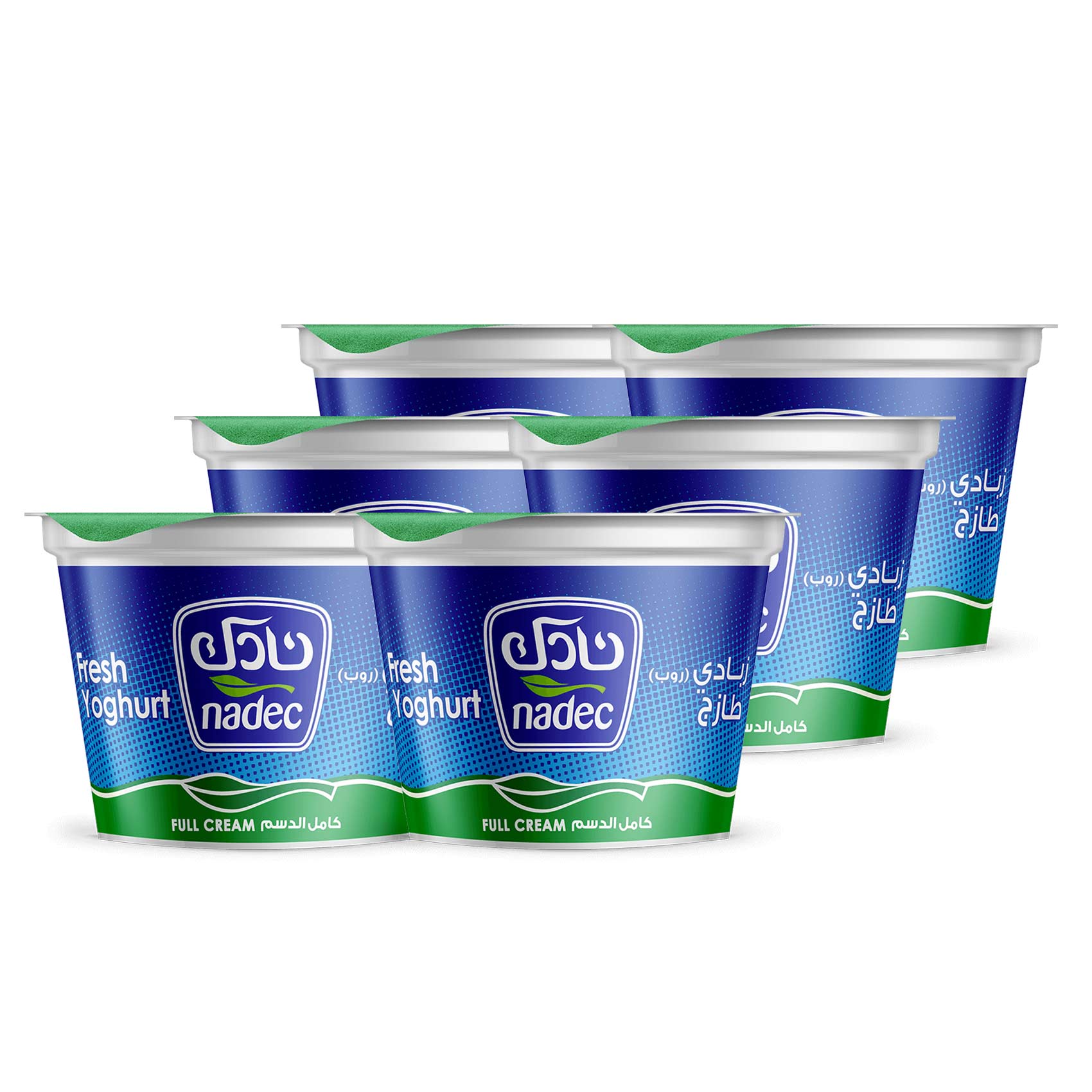 Nadec Full Cream Fresh Yoghurt 6*170g