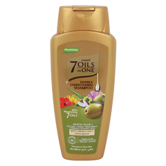 Emami 7 in 1 Double Conditioning Shampoo Moisturised Curls for Normal to Dry Hair Mystic Olive 400ml