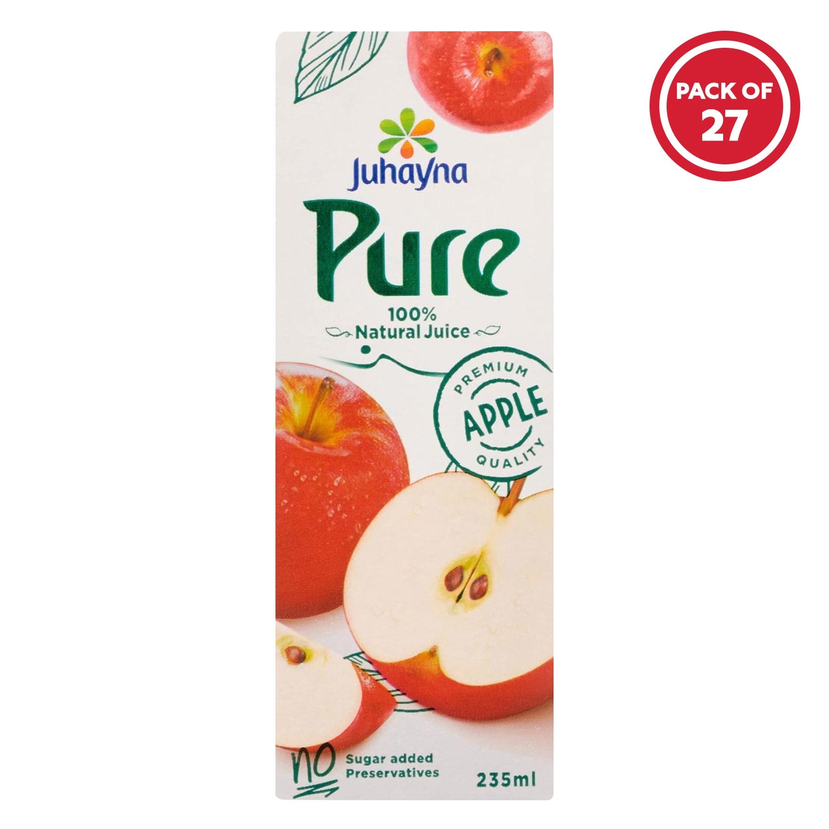 Juhayna Pure Apple Juice 235ml x27