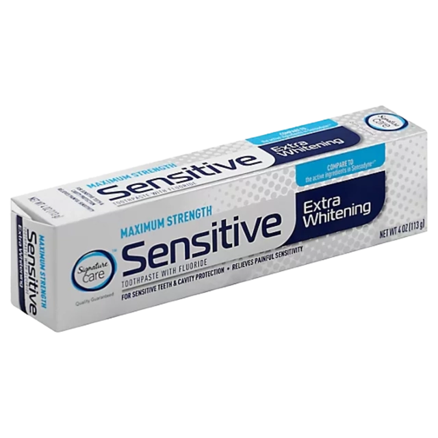 Toothpaste Sensitive Extra Whitening