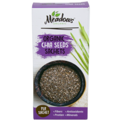 Meadows Organic Organic Chia Seeds Sachets 80g