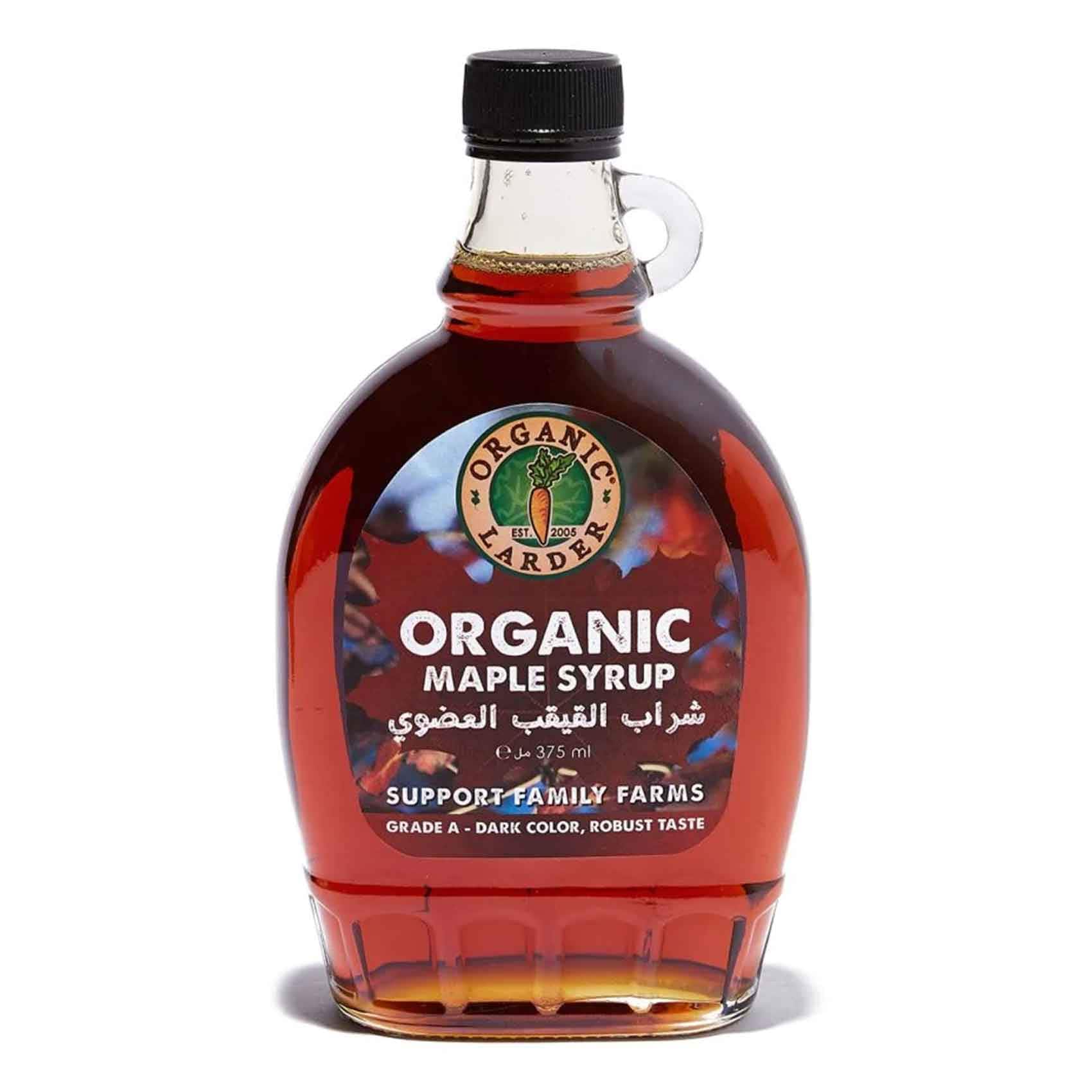 Organic Larder Organic Dark Maple Syrup 375ml