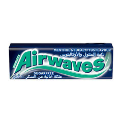 Airwaves Menthol & Eucalyptus Flavour Sugar Free Chewing Gum 14g