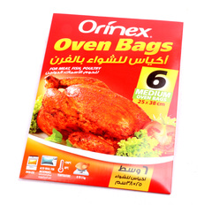 Orinex Medium Oven Bags (25/38 cm) 6pc