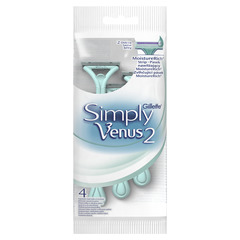 Gillette Simply Venus 2 Blades Women's Disposable Razors 4Razors