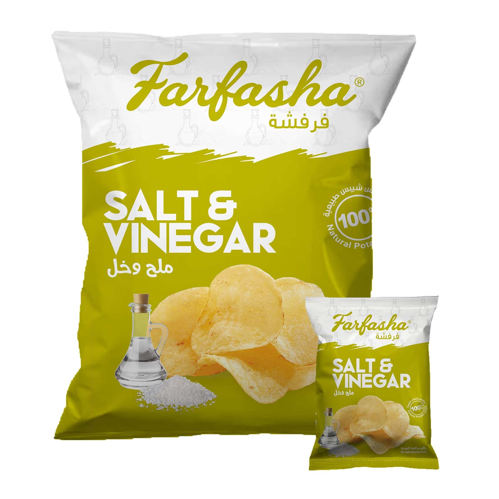 Farfasha Potato Chips Salt & Vinegar 21g x12