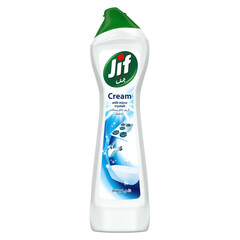 Jif Cream Cleaner with Micro Crystals Technology Original Eliminates Grease Burnt Food & Limescale Stains 500ml