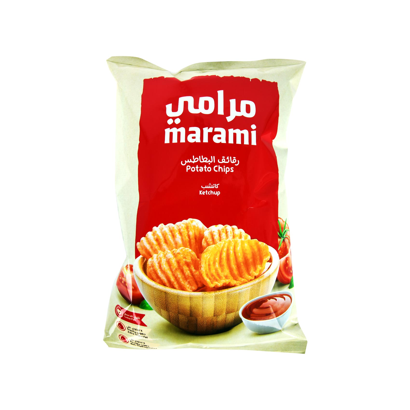 Marami Wavy Ketchup Potato Chips 100g