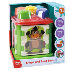 Play Go Shape And Build Barn