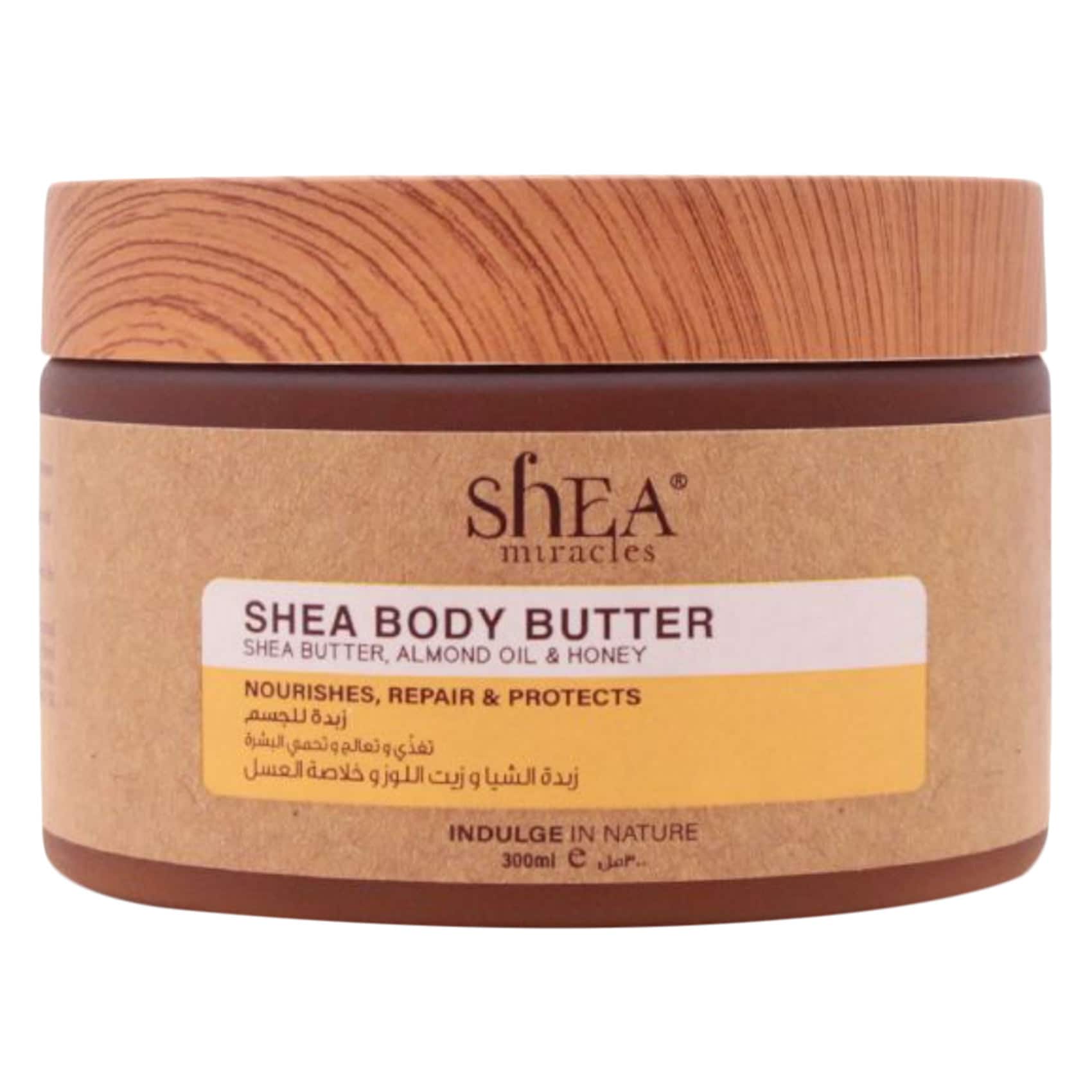 Shea Miracles Shea Butter, Almond Oil & Honey, For Body 300ml
