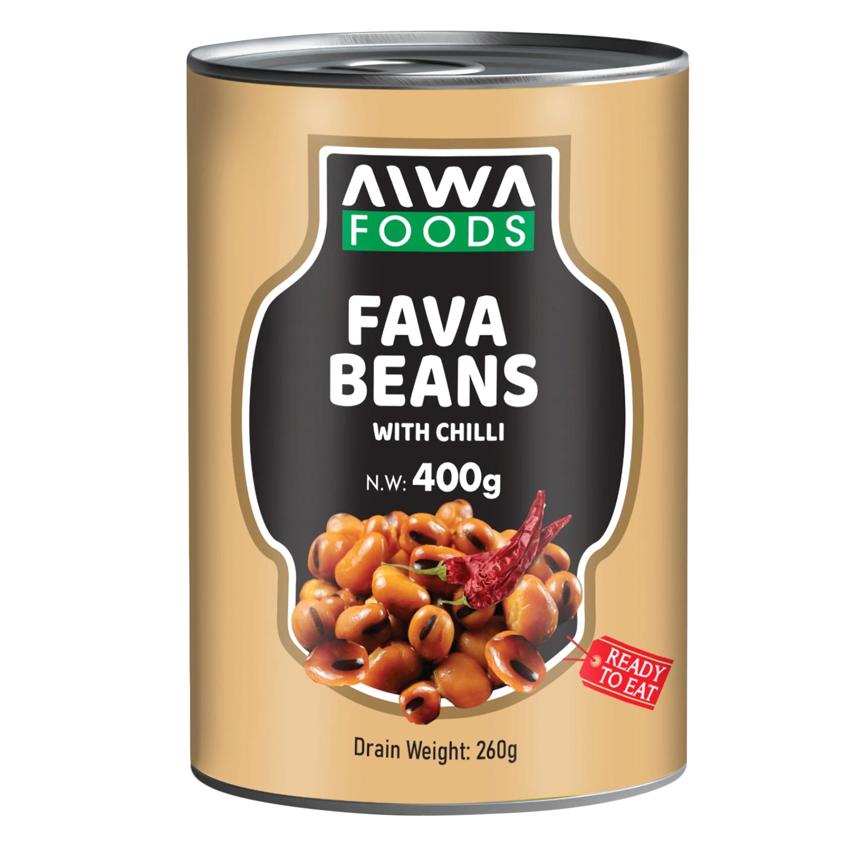Aiwa Foods Fava Beans with Chilli 400g