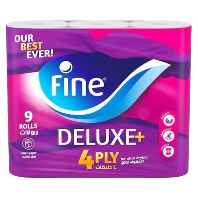 Fine Toilet Tissue Deluxe+ – 4 Rolls