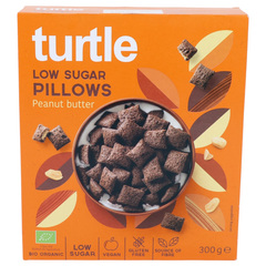 Turtle Low Sugar Cocoa Pillows Peanut Butter Breakfast Cereal 300g