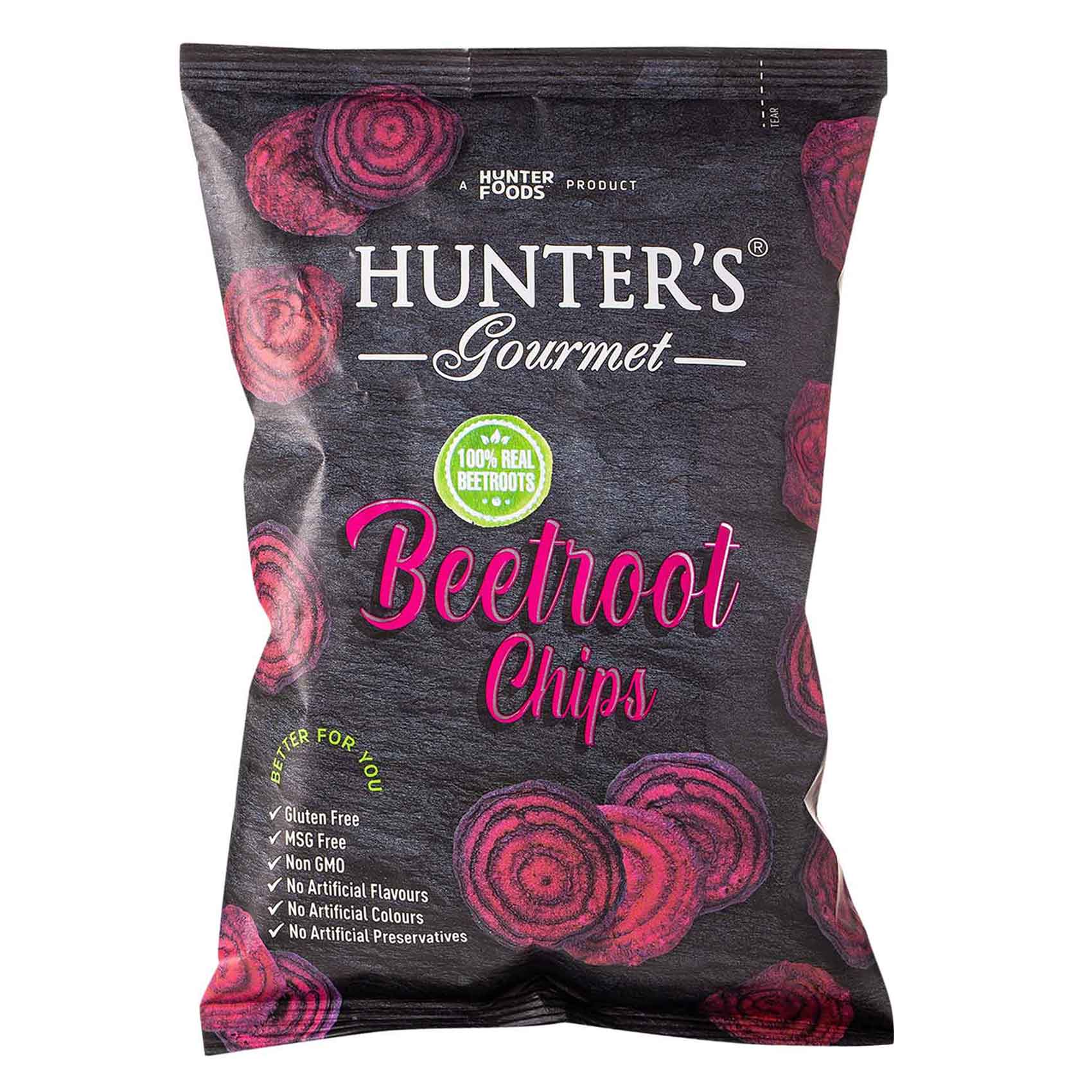 Hunter's Gourmet Beetroot Chips 60g