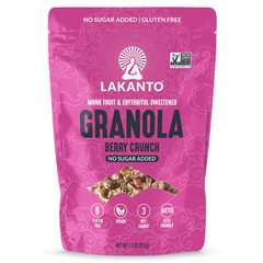 Lakanto No Sugar Added & Gluten Free Berry Granola 312g