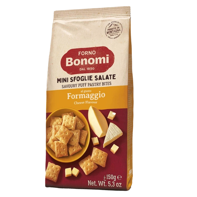 Mini Sfoglie Puff Pastry Bites Cheese 150 G