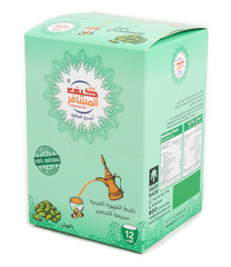 Kif Almosafer Instant Arabic Coffee with Cardamom 12*5g