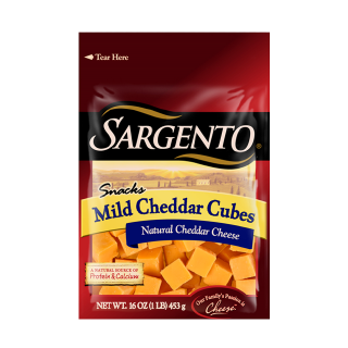 Mild Cheddar Cheese Cubes 16Z