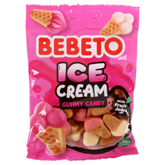 Bebeto Ice Cream Gummy Candy 80g
