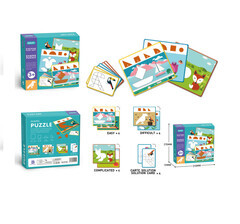 Family Center Jigsaw Puzzle Shape 16Pcs