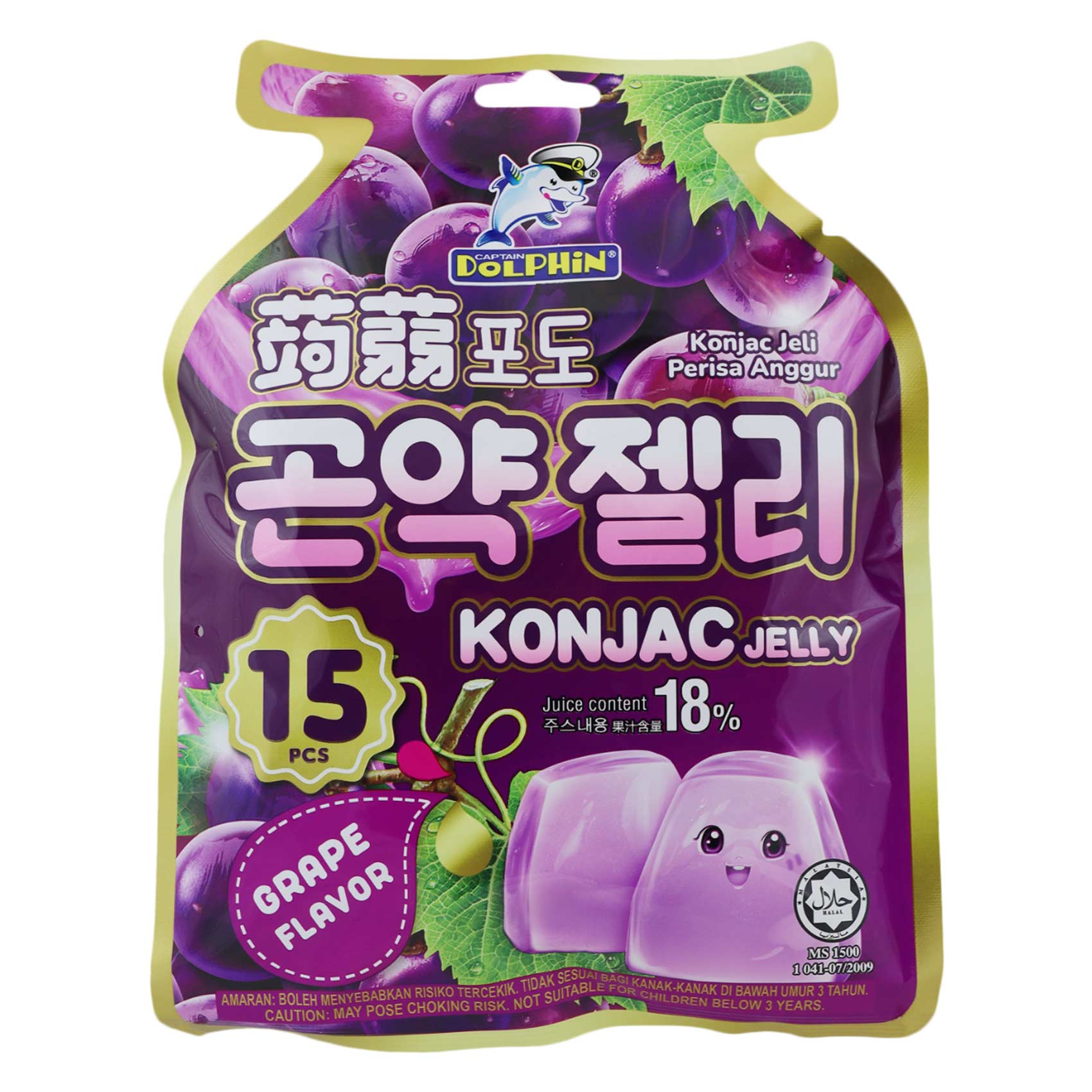Konjac Grape Jelly 20g x15pcs