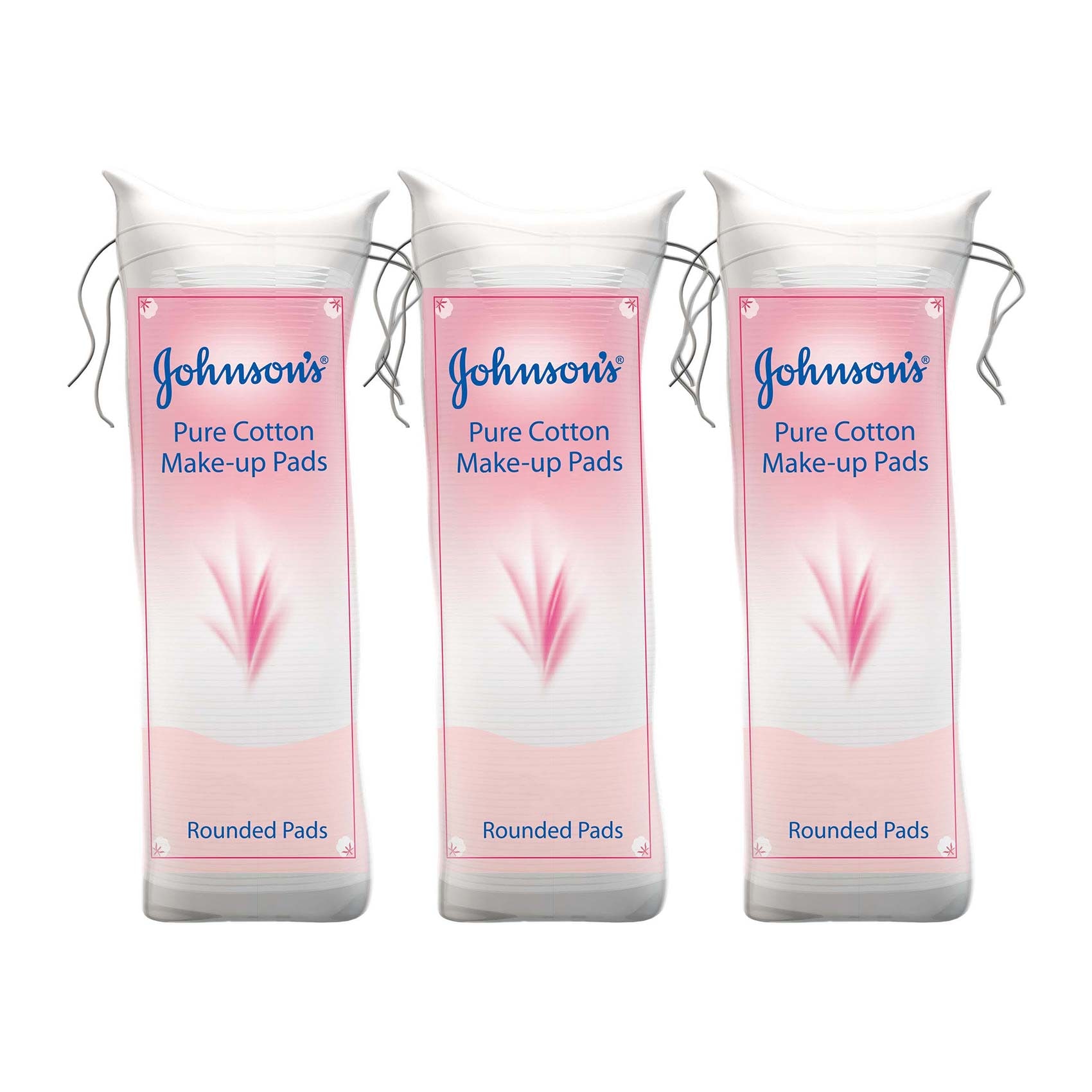 Johnson pure cotton make up pads 25 pads 2+1 Free