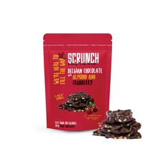 Scrunch Dark Chocolate With Almond & Cranberry 35g