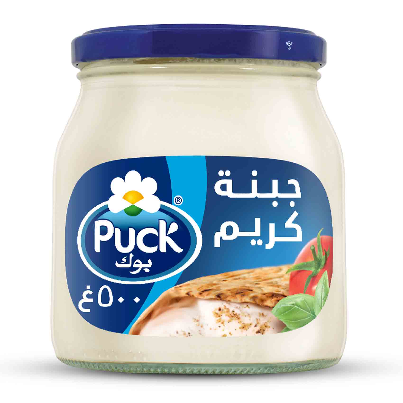Puck Processed White Cream Analogue Cheese Spread 500g