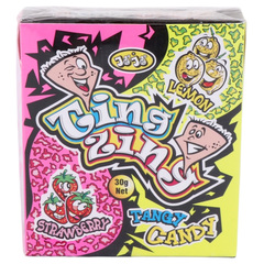 Jojo Ting Zing Lemon & Strawberry Tangy Candy 30g